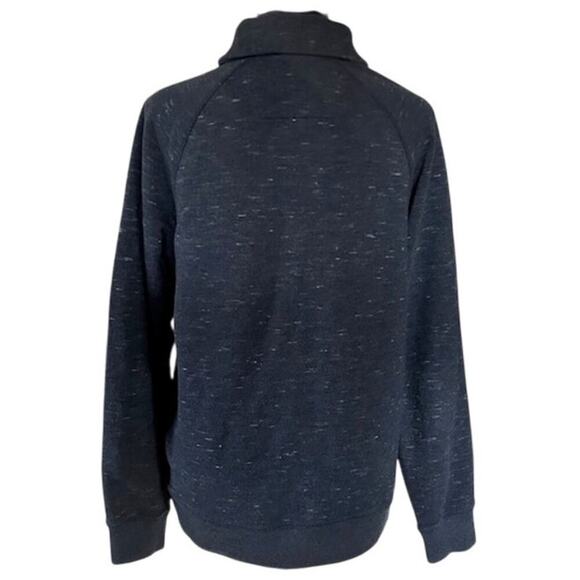 Banana Republic Heather Blue Men's Pullover Collared Sweatshirt, size Medium - Picture 2 of 4